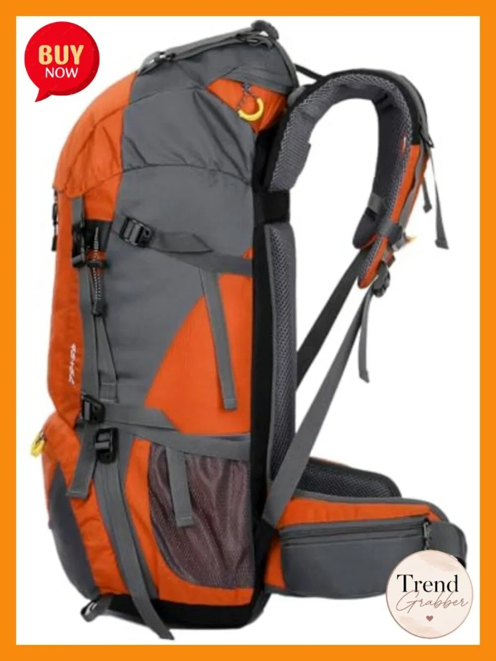 Waterproof Hiking Backpack 50L Ultralight Daypack with Rain Cover
